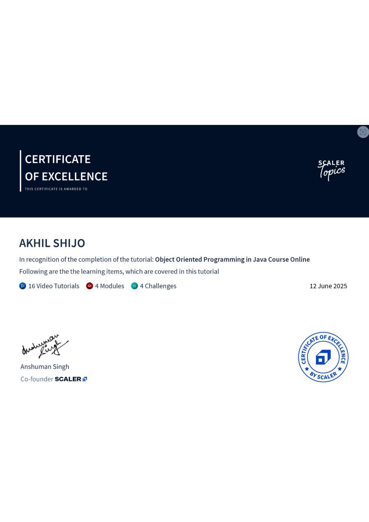 Certificate 11